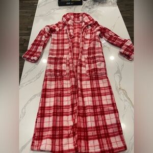 Croft & barrow Red Plaid Robe XS